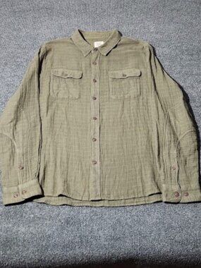 Flint And Tinder Men's Long Sleeve Button-Down Shirt in size Large